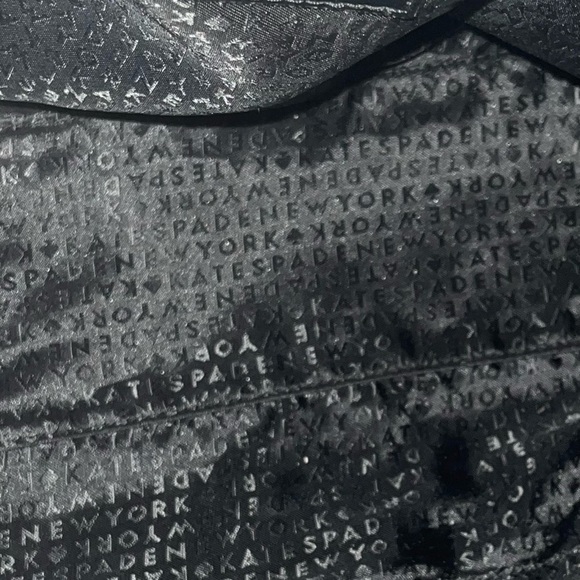 Kate Spade Nylon Purse, Leather Strap, Black - Picture 10 of 11